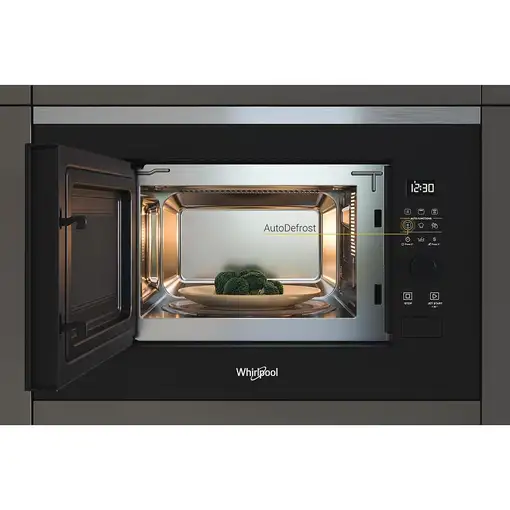 Microondas Acero inoxidable con grill Integrado 20 L 800 negro WMF201G WHIRLPOOL
