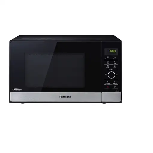 Microondas  Acero pulido con grill Encimer negro NN GD38HSSUG PANASONIC