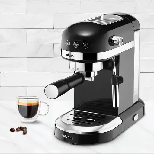 Cafeteras superautomáticas Totalmente automática Negro 71705459 UFESA