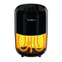 Moulinex EZ3018 Sencillo 1,5 L Independiente 1030 W Freidora Negro
