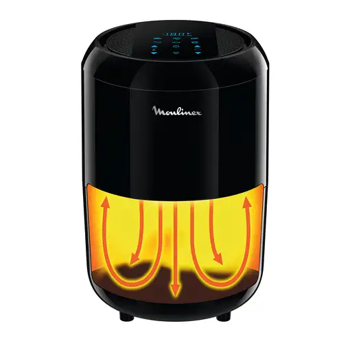 Moulinex EZ3018 Sencillo 1,5 L Independiente 1030 W Freidora Negro