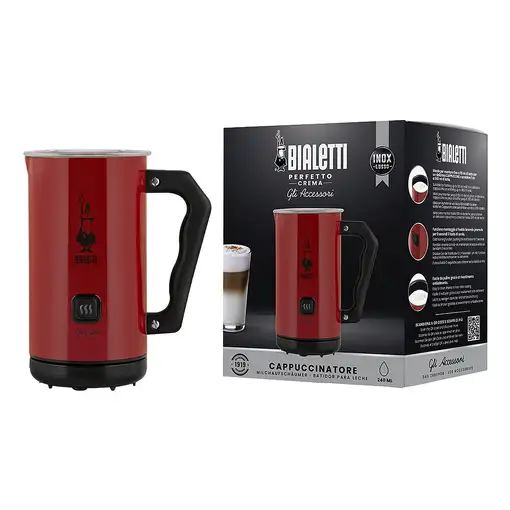 Bialetti MKF02 Calentador/espumador de leche automático Rojo