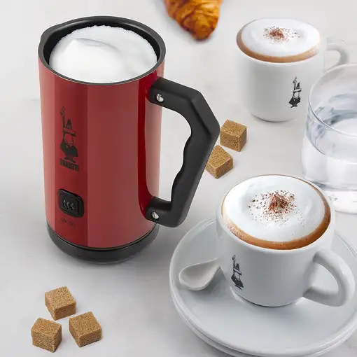 Bialetti MKF02 Calentador/espumador de leche automático Rojo