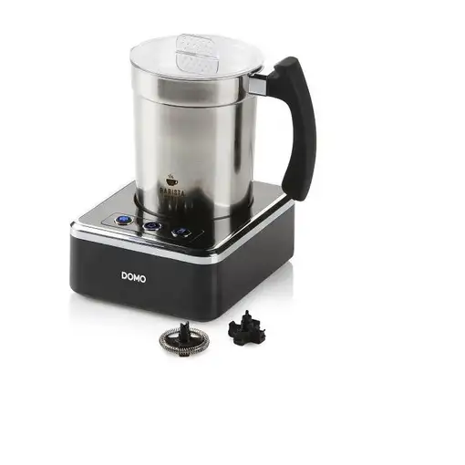 Domo DO717MF espumador o calentador de leche Automático Negro, Acero inoxidable