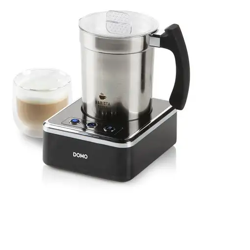 Domo DO717MF espumador o calentador de leche Automático Negro, Acero inoxidable