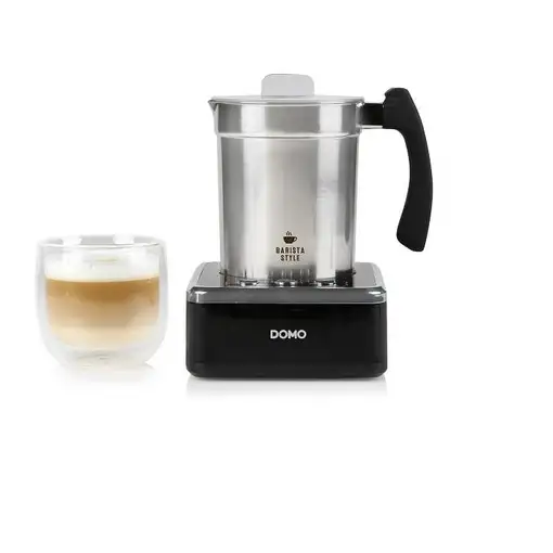 Domo DO717MF espumador o calentador de leche Automático Negro, Acero inoxidable