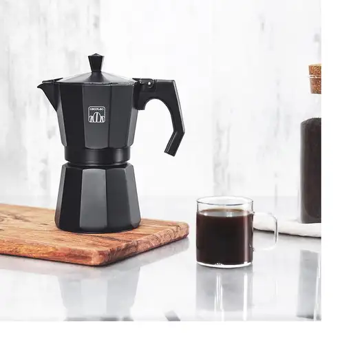 Cafeteras italianas Negro 12 cups 01669 CECOTEC