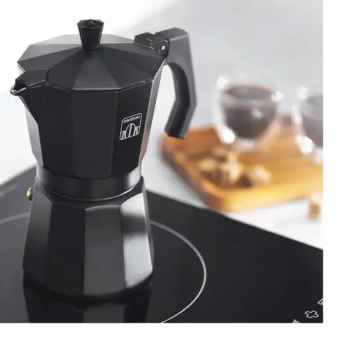 Cafeteras italianas Negro 12 cups 01669 CECOTEC