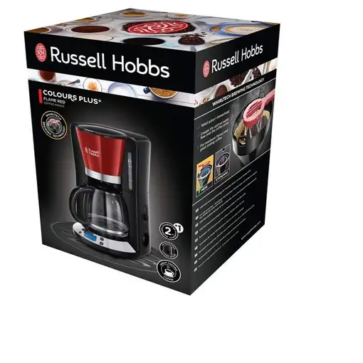 Russell Hobbs Colours Plus+ Totalmente automática Cafetera de filtro 1,25 L