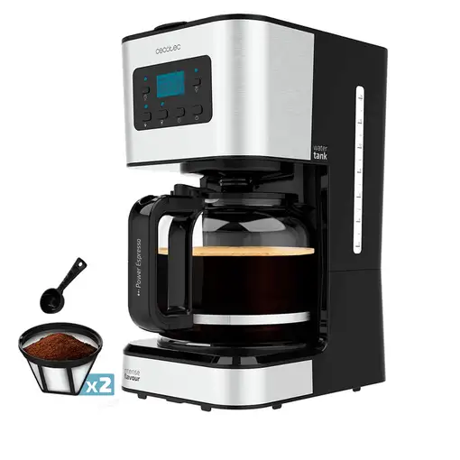 Cafeteras goteo Totalmente automática Acero inoxidable 1.5 L 12 cups 01999 CECOTEC