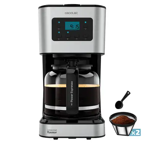 Cafeteras goteo Totalmente automática Acero inoxidable 1.5 L 12 cups 01999 CECOTEC
