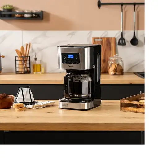 Cafeteras goteo Totalmente automática Acero inoxidable 1.5 L 12 cups 01999 CECOTEC