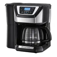 Cafeteras goteo Semi-automática Negro 1.5 L 12 cups 22000-56 RUSSELL HOBBS