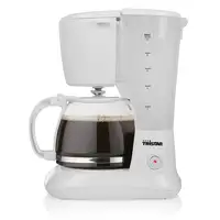 Cafeteras goteo Semi-automática Blanco 1.25 L 12 cups CM-1252 TRISTAR