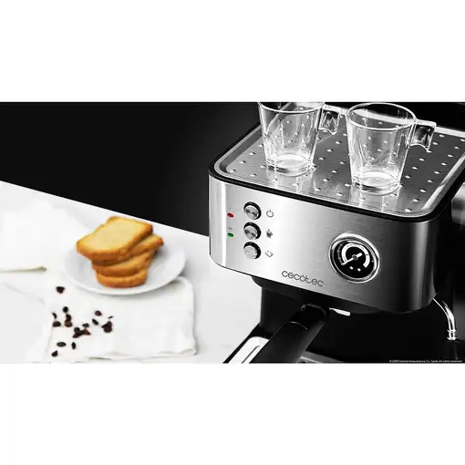 Cafeteras express Semi-automática Negro 1.5 L 2 cups 01556 CECOTEC