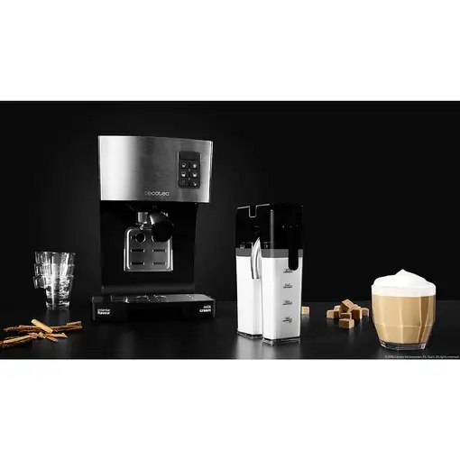 Cafeteras express Semi-automática Negro 1.4 L 2 cups 01506 CECOTEC