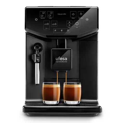 Cafeteras express Semi-automática Negro 1 L 2 cups 71705256 UFESA