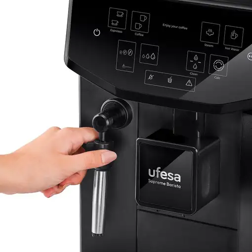 Cafeteras express Semi-automática Negro 1 L 2 cups 71705256 UFESA