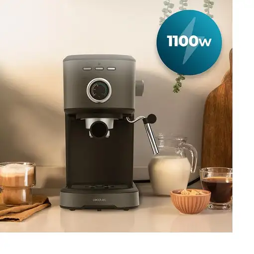 Cafeteras express Semi-automática Negro 1.25 L 00275 CECOTEC