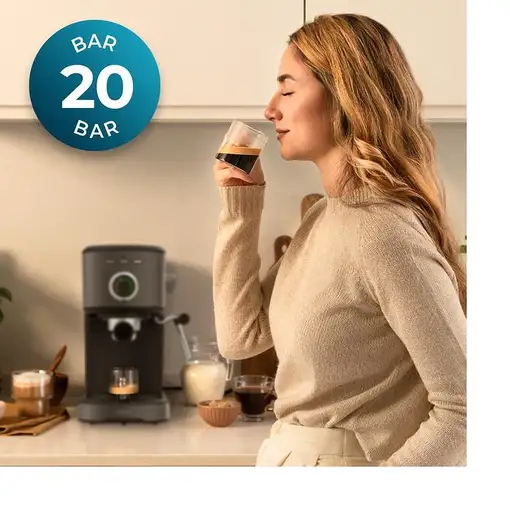 Cafeteras express Semi-automática Negro 1.25 L 00275 CECOTEC