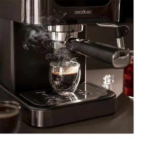 Cafeteras express Semi-automática Negro 1.5 L 2 cups 00268 CECOTEC