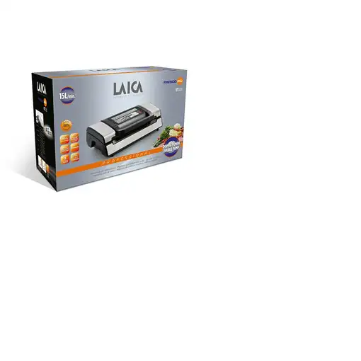 Laica VT3120 sellador al vacío -0,9 mbar Negro, Blanco
