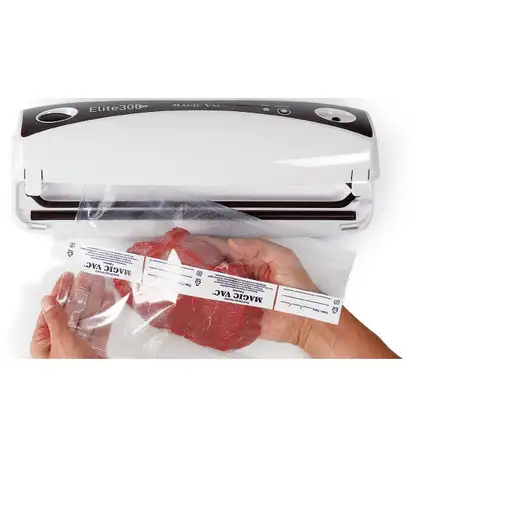 Magic Vac Elite 300 plus sellador al vacío 780 mbar Negro, Blanco