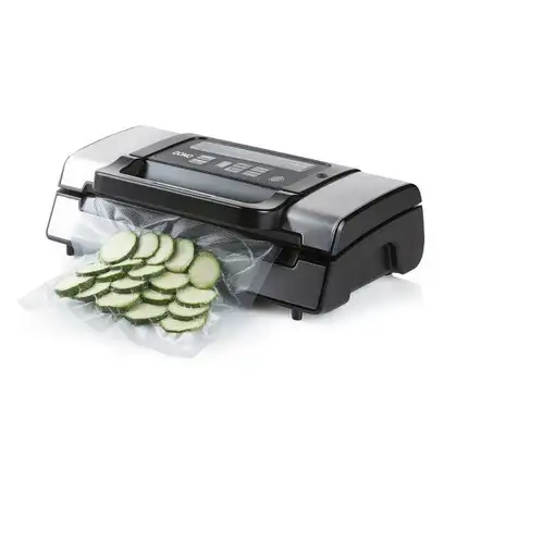 Domo DO331L sellador al vacío -900 mbar Negro, Plata