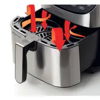 Ariete 4628/00 Sencillo 7 L Independiente 1800 W Freidora de aire caliente Acero i