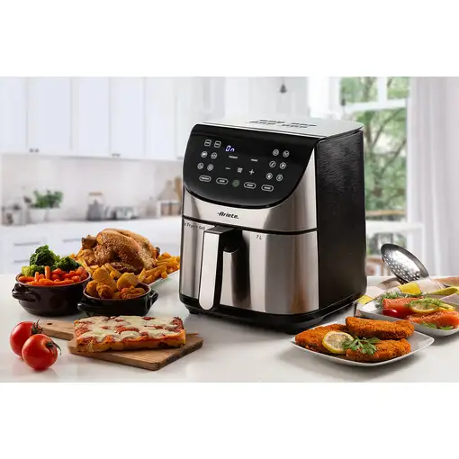 Ariete 4628/00 Sencillo 7 L Independiente 1800 W Freidora de aire caliente Acero i