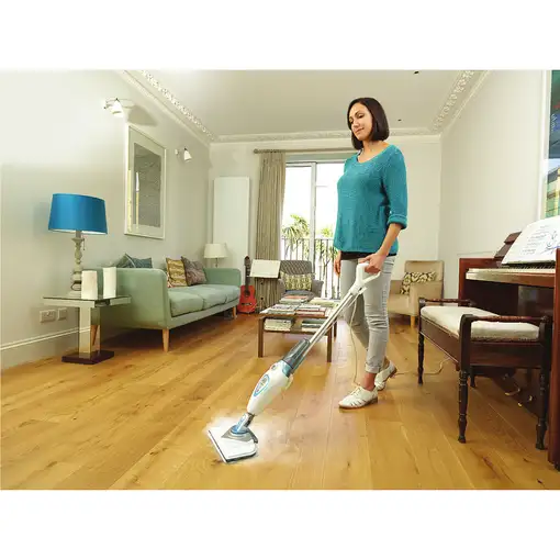 Black & Decker FSM1616 limpiador a vapor Fregona a vapor 1600 W Blanco