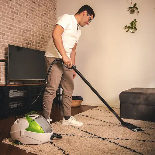 Polti Vaporetto Pro 8X Eco Plus Limpiador a vapor de cilindro 1900 W Negro, Verde,