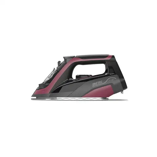 Imetec 9440 plancha Plancha vapor-seco Suela de anodilium 2400 W Negro, Borgoña