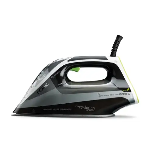 Solac CVG9512 Plancha a vapor Suela de cerámica 2800 W Negro, Gris