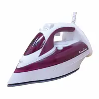 Plancha a vapor suela de cerámica 2400 W Borgoña PV1406C COMELEC