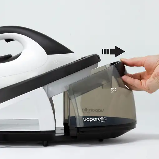 Polti Vaporella Simply VS20.20 2200 W 1,5 L Suela de cerámica Negro, Blanco