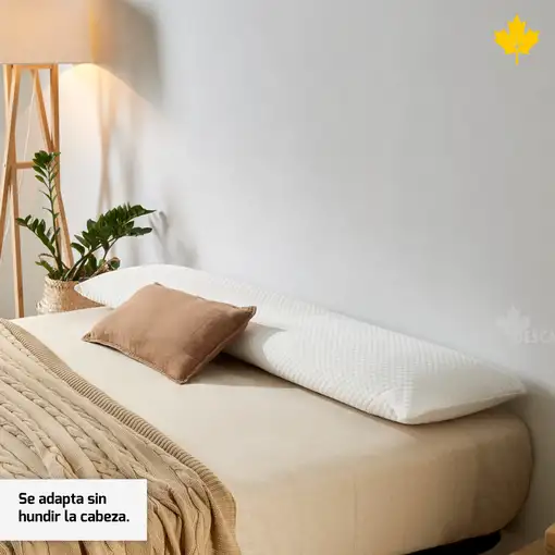 Almohada Viscoelastica 120 cm Descansin | Efecto nube | Visco | Alivia Tensiones