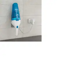 Black & Decker WDC115WA aspiradora de mano Azul, Blanco Sin bolsa
