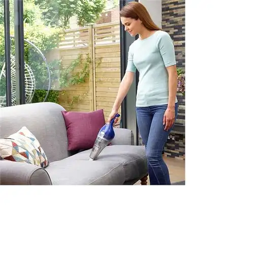 Aspiradora de mano Azul, Gris Sin bolsa  NVC115WA BLACK & DECKER