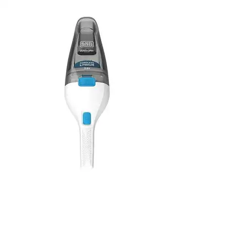 Black & Decker NVC115JL aspiradora de mano Gris, Blanco Sin bolsa