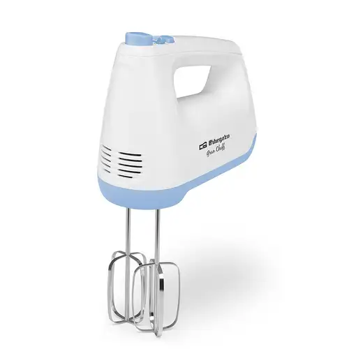 Orbegozo BA 3750 batidora Batidora de mano 400 W Azul, Blanco