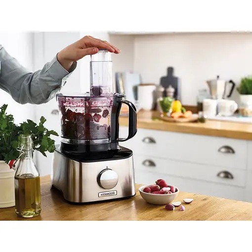 Kenwood FDM301SS robot de cocina 800 W 2,1 L Negro, Acero inoxidable Balanza integ