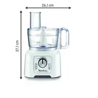 Moulinex DoubleForce Compact FP544111 robot de cocina 800 W 2,2 L Blanco