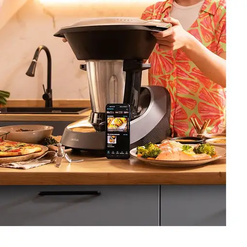 Cecotec 04341 robot de cocina 1600 W 3,3 L Negro, Acero inoxidable Balanza integra