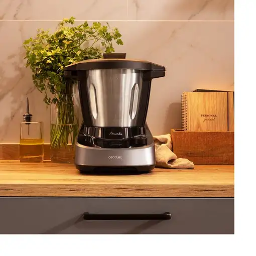 Cecotec 04341 robot de cocina 1600 W 3,3 L Negro, Acero inoxidable Balanza integra