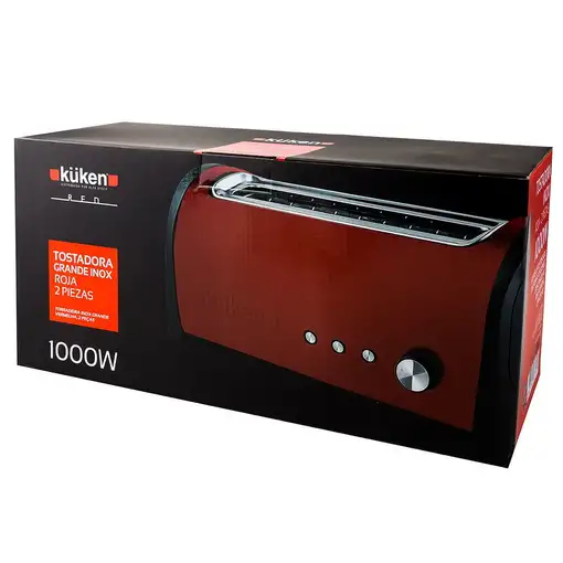 Küken 33779 tostadora 6 1 rebanada(s) 1000 W Rojo