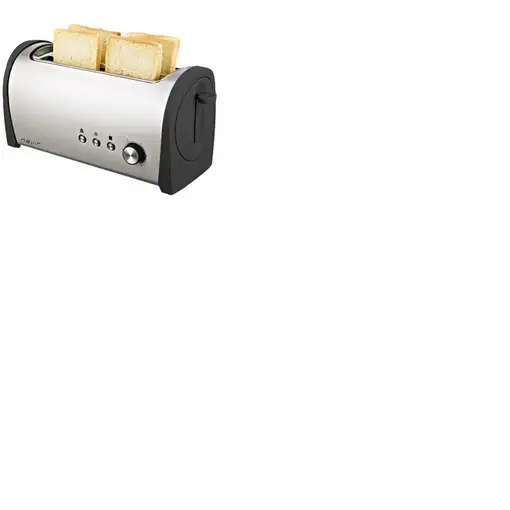 Nevir NVR-9831T tostadora 6 4 rebanada(s) 1400 W Negro, Acero inoxidable
