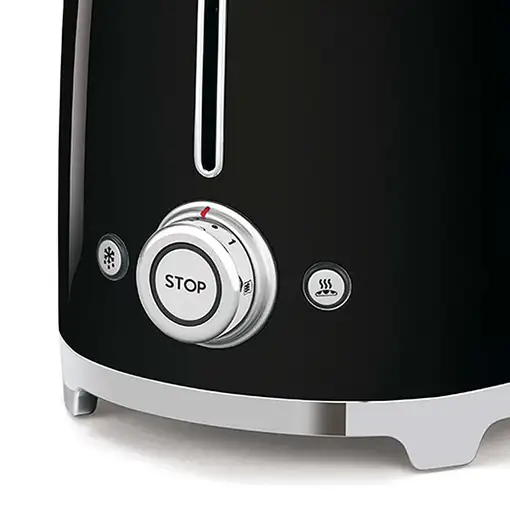 Smeg TSF02BLEU tostadora 6 4 rebanada(s) 1500 W Negro