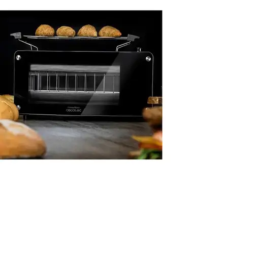 Cecotec VISIONTOAST 2 rebanada(s) 1260 W Negro, Acero inoxidable