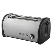 Küken 33622 tostadora 6 4 rebanada(s) 1400 W Negro, Acero inoxidable